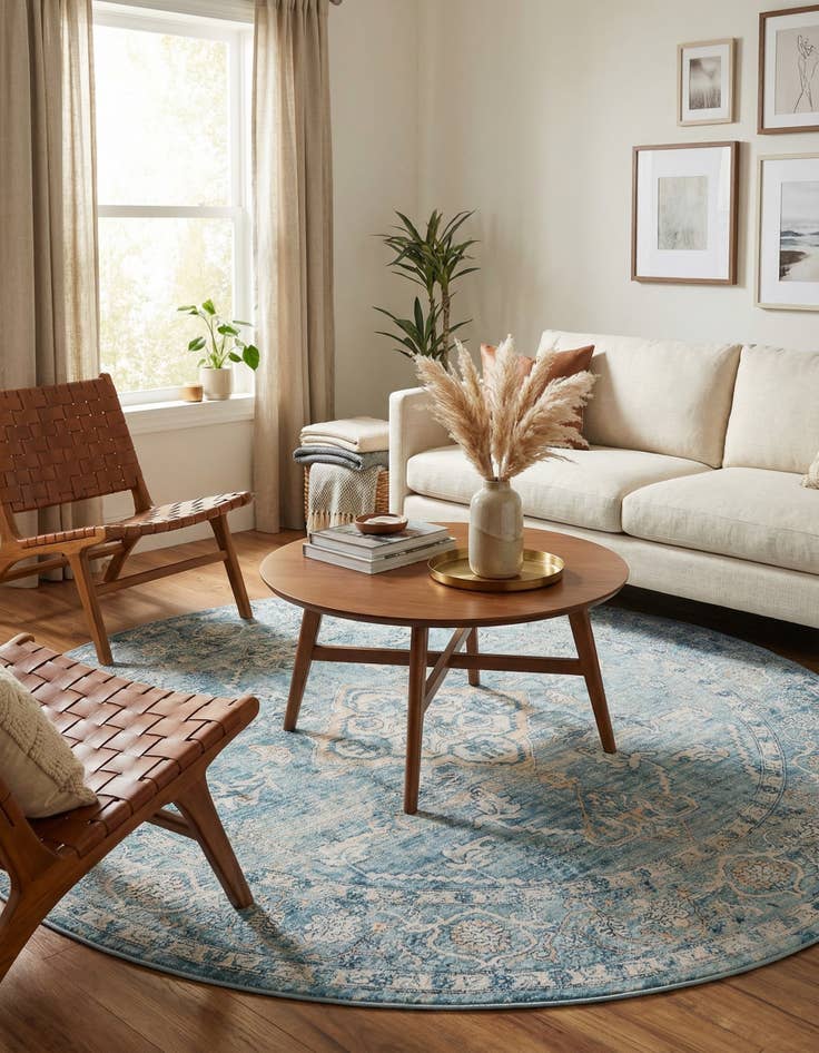 Detail image of  7' x 7' Newport Round Rug