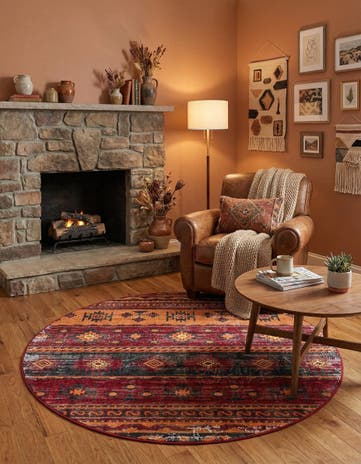 5' 3 x 5' 3 Lucerne Round Rug