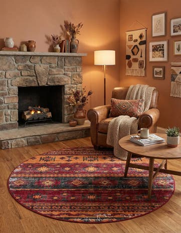 5' 3 x 5' 3 Lucerne Round Rug