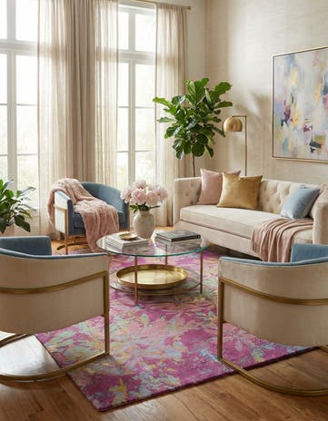 7' 8 x 9' 10 Modern Himalaya Wool Rug