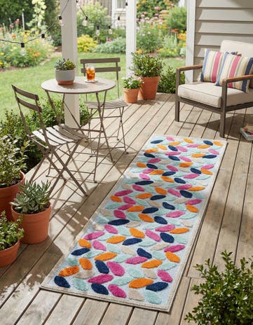 2' x 8' Easy-Clean Aruba Indoor / Outdoor Runner Rug