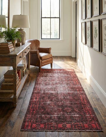 3' 1 x 6' Hand Knotted Ultra Vintage Persian Wool Runner Rug