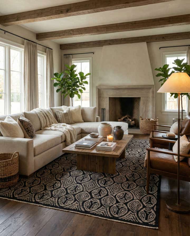 8' x 10' 7 Hand Knotted Darya Wool Rug