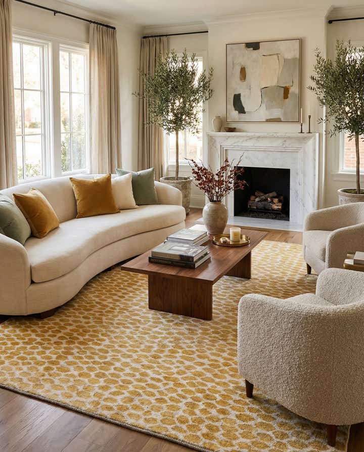 8' 1 x 9' 10 Hand Knotted Darya Wool Rug