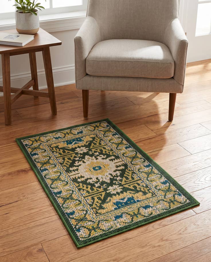 Detail image of 2' x 3' Easy-Clean Baja Indoor / Outdoor Rug