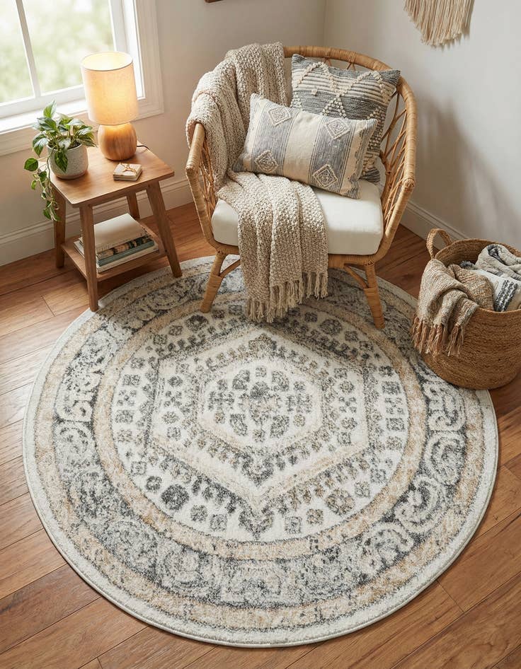 Detail image of 3' x 3' Aurelia Round Rug