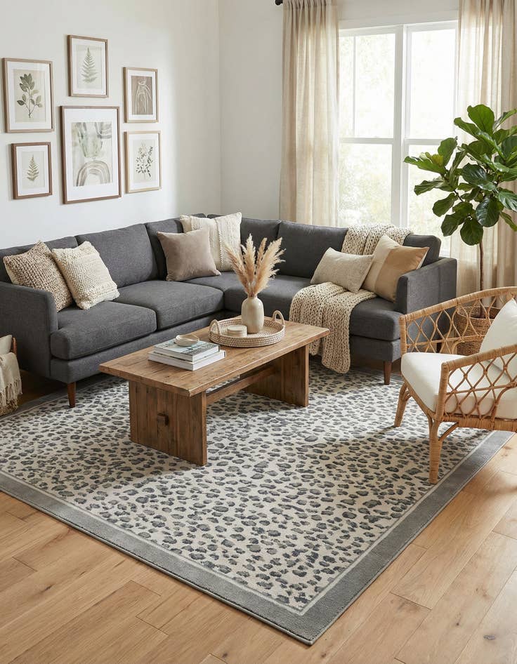 Detail image of  7' 10 x 7' 10 Savannah Square Rug