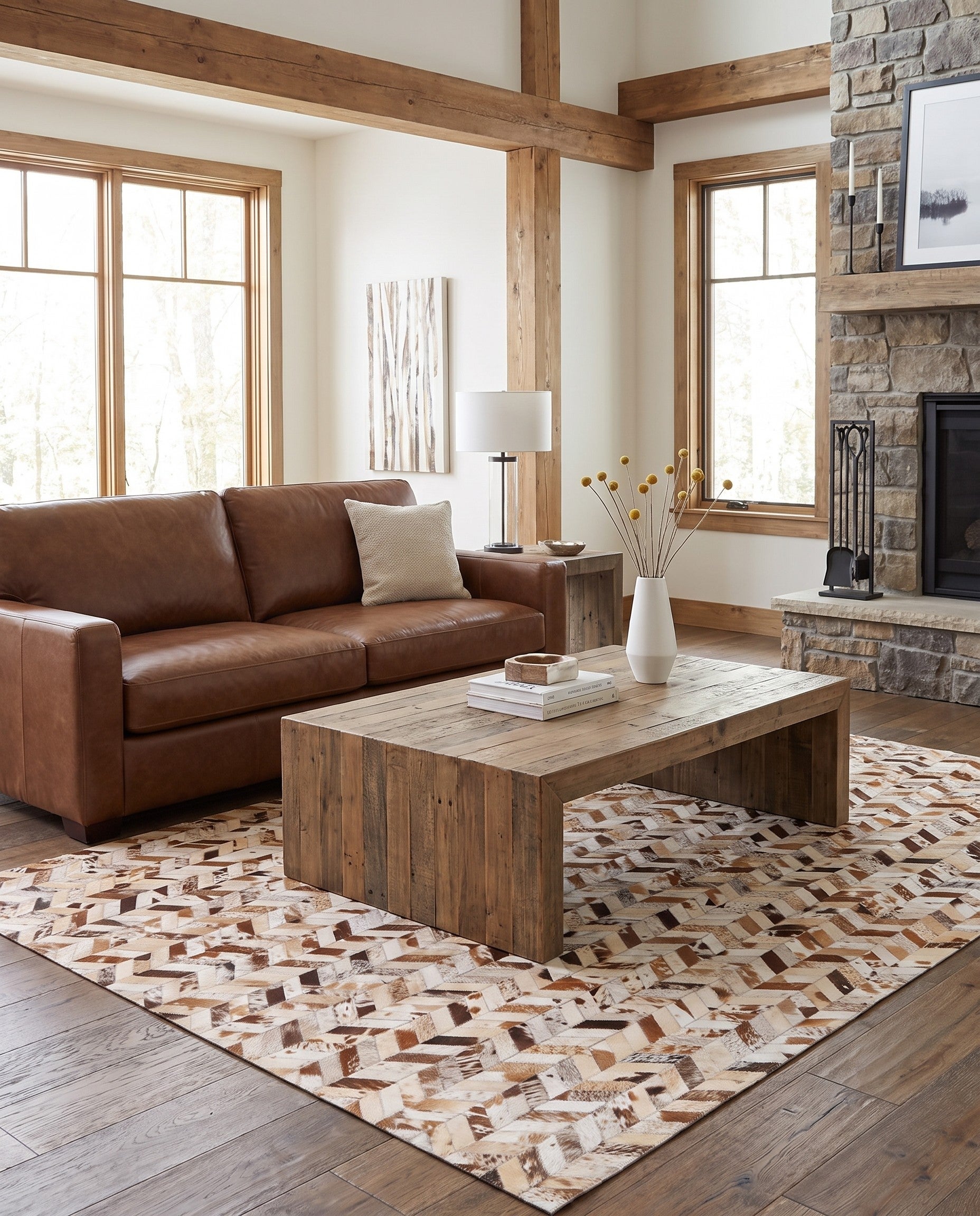 5' x 8' Cowhide Rug