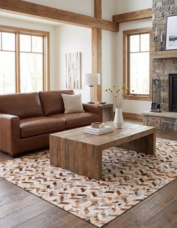 5' x 8' Cowhide Rug
