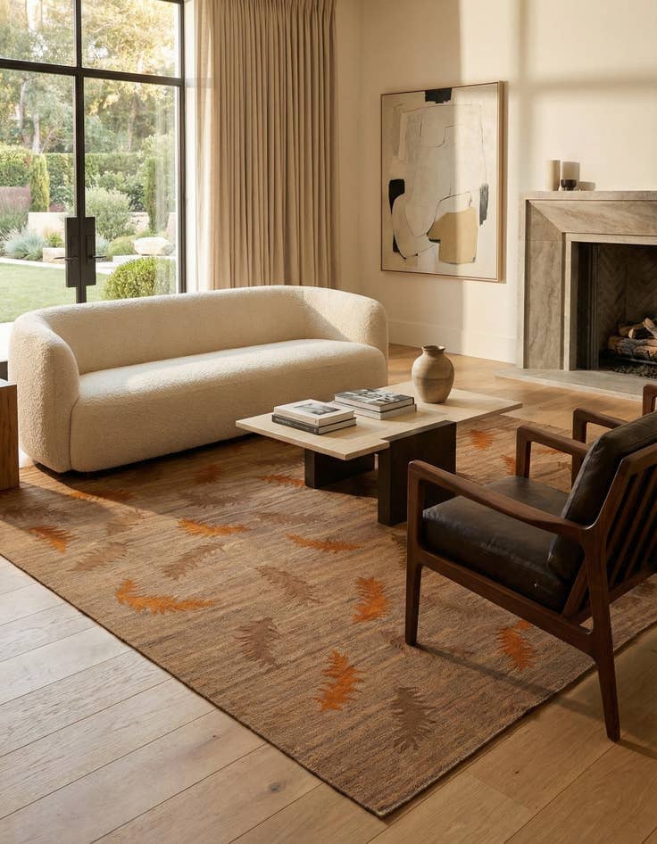 Detail image of 10' 2 x 10' 3  Hand Woven Kilim Modern Square Rug