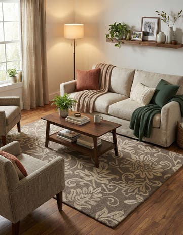 5' x 8' Agra Rug