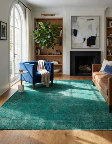6' 6 x 8' 8 Hand Knotted Ultra Vintage Persian Wool Rug