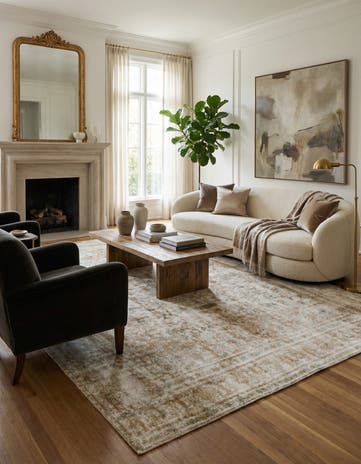 9' 4 x 12' 6 Hand Knotted Ultra Vintage Persian Wool Rug