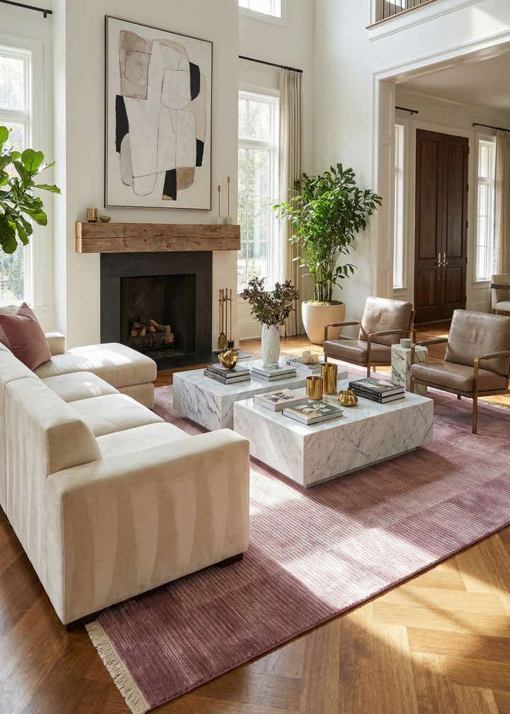6' 5 x 9' 10 Hand Knotted Darya Wool Rug