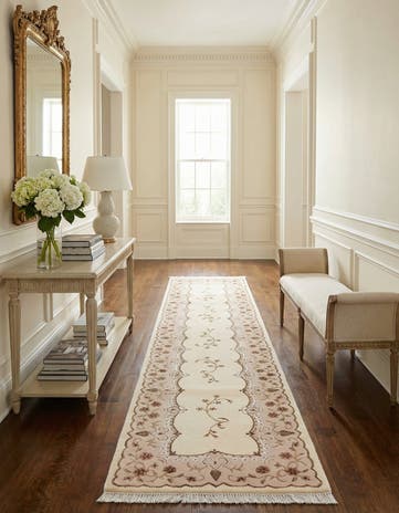 2' 9 x 9' 9 Hand Knotted Darya Wool Runner Rug