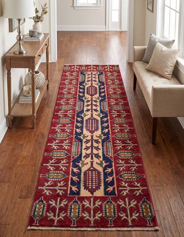 2' 1 x 6' 2 Hand Knotted Kazak Runner Rug