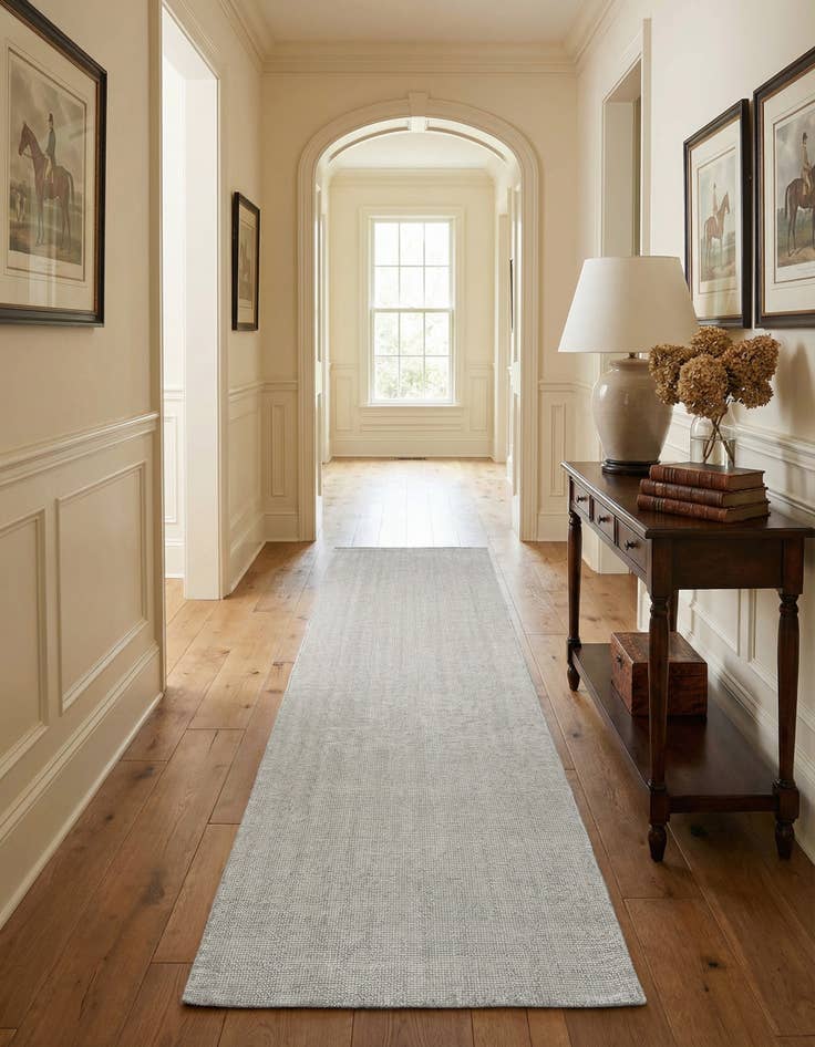 Detail image of 3' 3 x 19' 8  Hand Woven Jill Zarin English Manor Wool Runner Rug