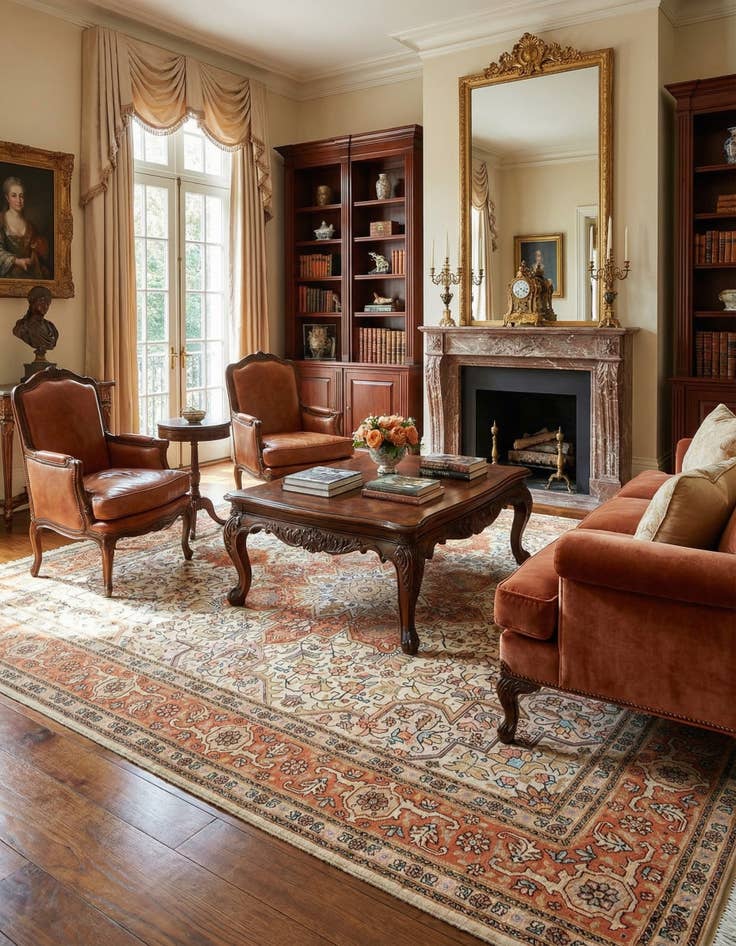 Detail image of  4' 11 x 6' 11 Tabriz Rug