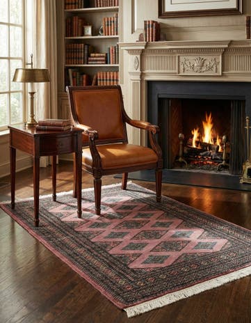 3' x 5' 2 Hand Knotted Bokhara Rug