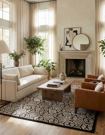 8' 2 x 10' 4 Hand Knotted Darya Wool Rug