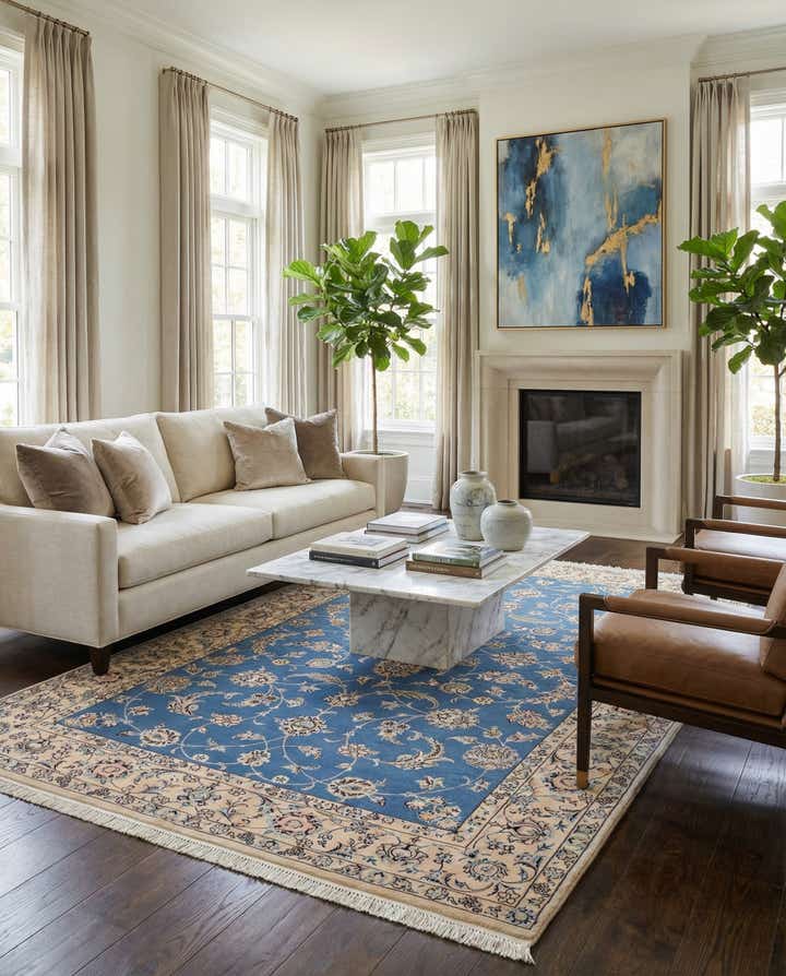 4' 5 x 6' 11 Nain Rug