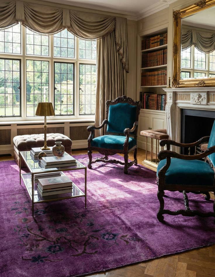 Detail image of 4' 11 x 7' 11 Vintage Royal Rug