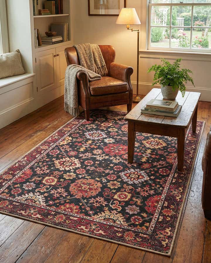 3' 6 x 5' 6 Washable Timeless Rug