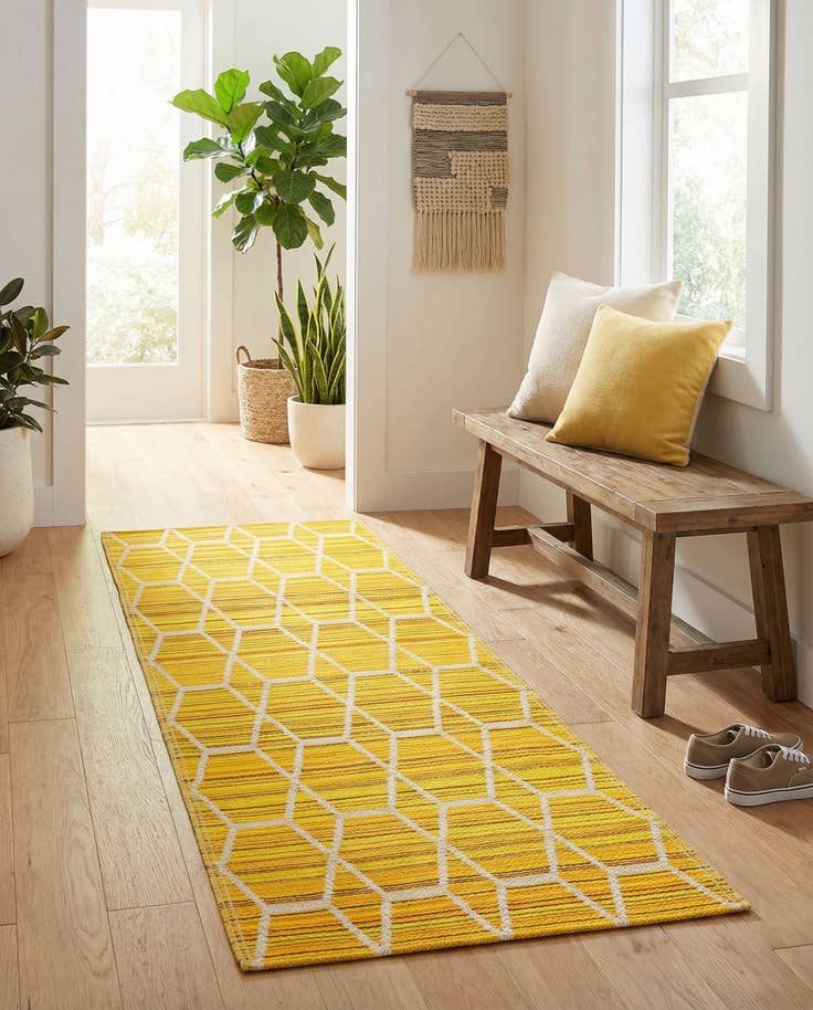 Detail image of 2' x 6' Easy-Clean Vista Breeze Indoor / Outdoor Runner Rug