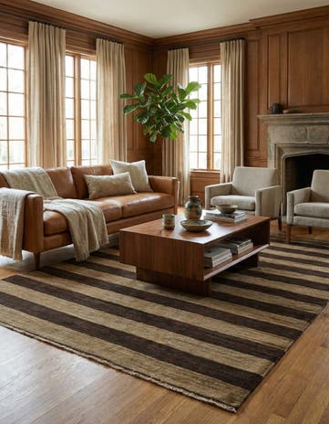 5' 6 x 7' 9 Hand Knotted Modern Ziegler Rug