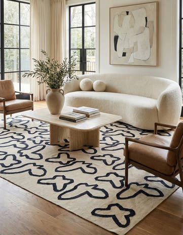 8' 3 x 9' 7 Hand Woven Kilim Modern Wool Rug