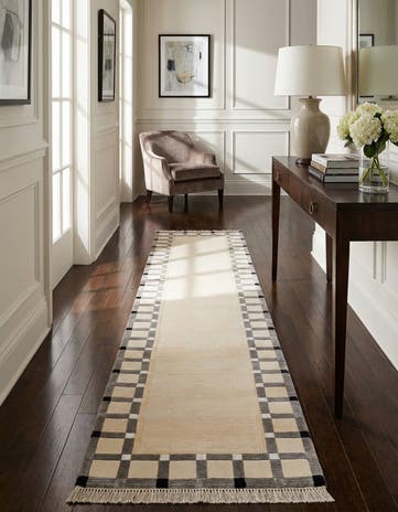 2' 7 x 12' 11 Hand Knotted Darya Wool Runner Rug