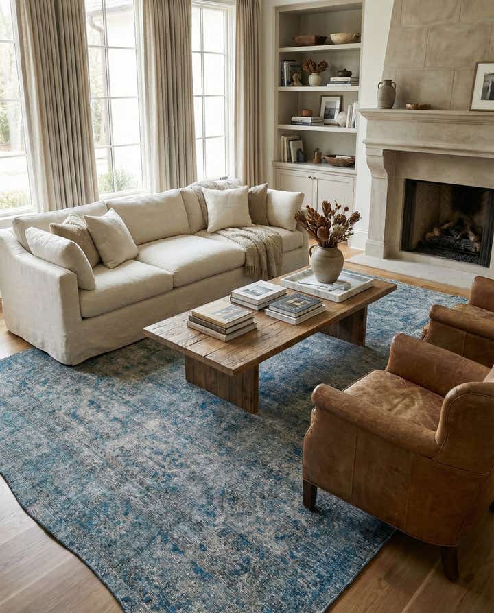 9' 2 x 11' 9 Hand Knotted Ultra Vintage Persian Wool Rug