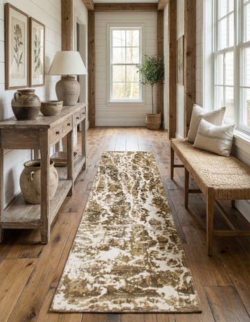 2' 4 x 8' 5 Hand Knotted Ultra Vintage Persian Wool Runner Rug
