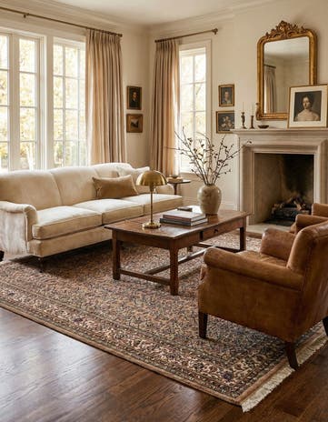 4' 11 x 10' 6 Feraghan Rug