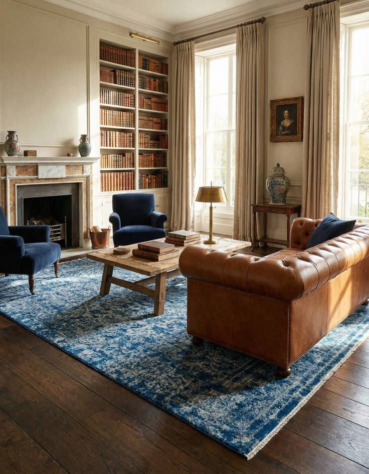 Detail image of 8' 10 x 12' 2 Vintage Royal Wool Rug