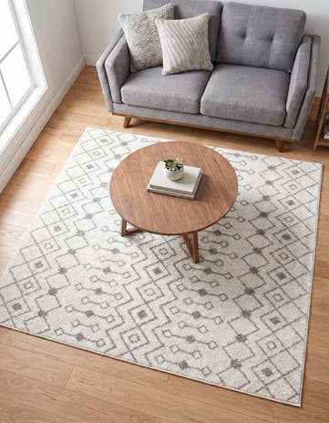 6' x 6' Moroccan Trellis Square Rug