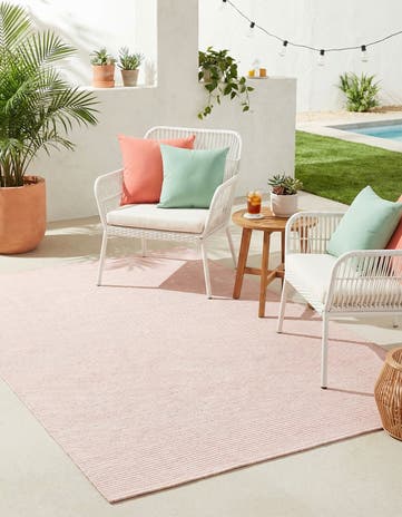 5' 1 x 8' Easy-Clean Jill Zarin Palm Springs Indoor / Outdoor Rug