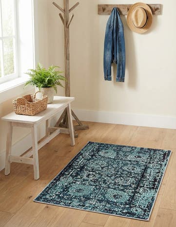 2' 2 x 3' Washable Fleur Rug