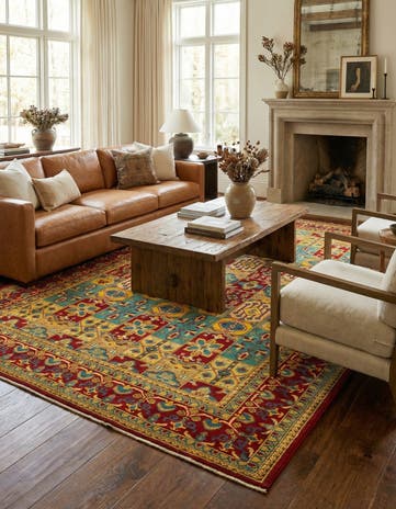 6' 7 x 10' Hand Knotted Kazak Rug