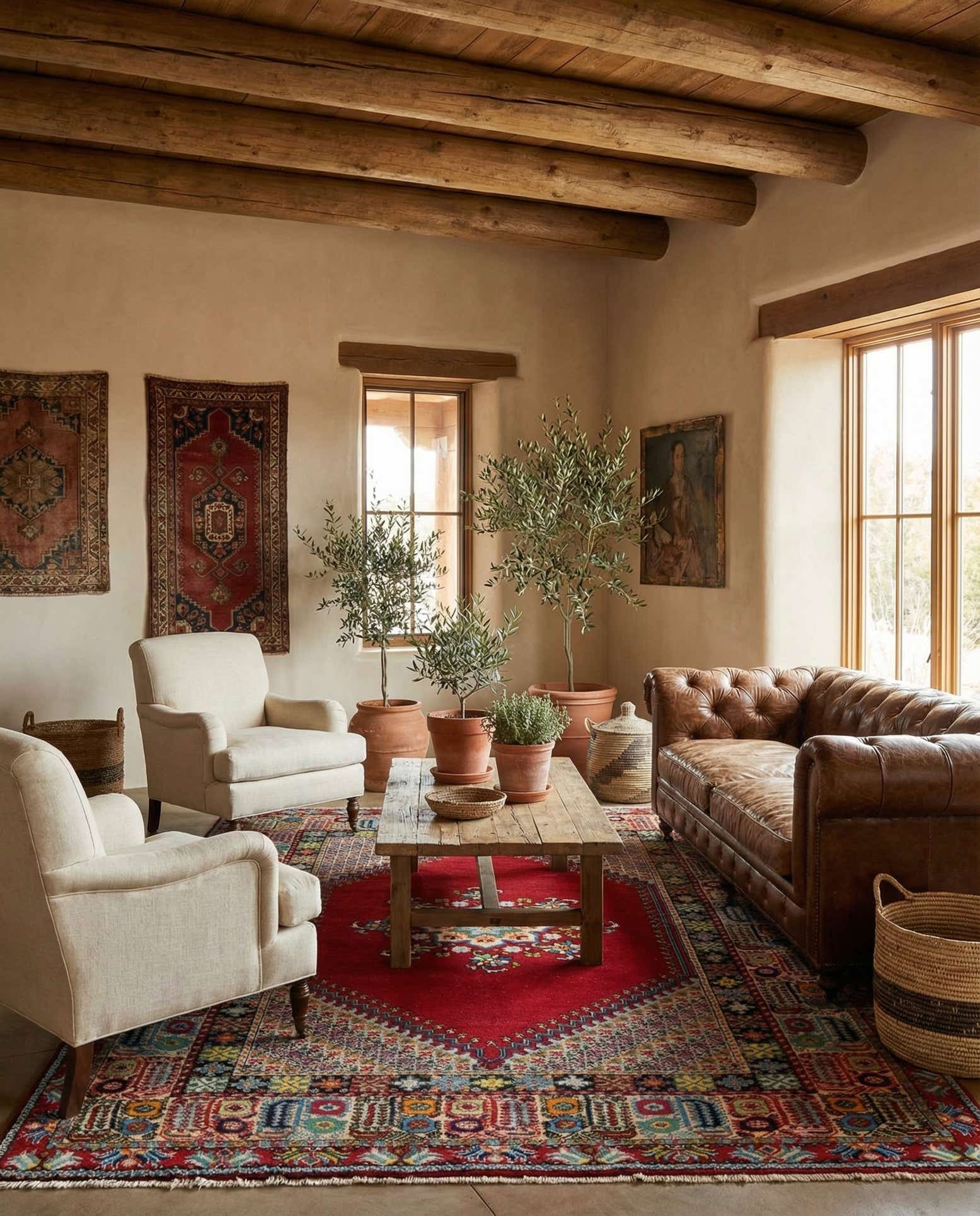 6' 6 x 9' 7 Hand Knotted Anatolian Wool Rug