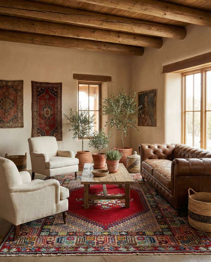 6' 6 x 9' 7 Hand Knotted Anatolian Wool Rug