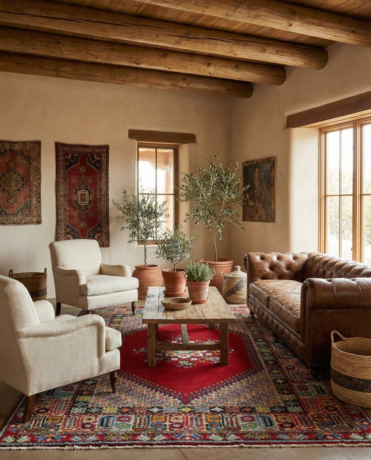 Detail image of 6' 6 x 9' 7 Hand Knotted Anatolian Wool Rug