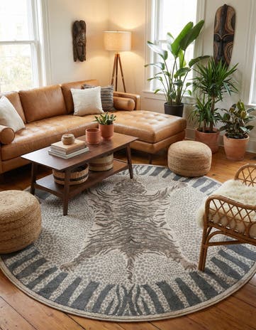 7' 10 x 7' 10 Savannah Round Rug
