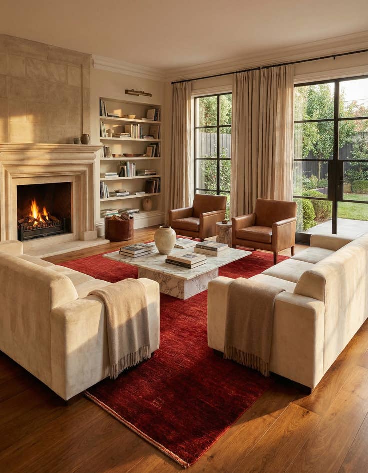 Detail image of  4' 9 x 6' 6 Gabbeh Rug