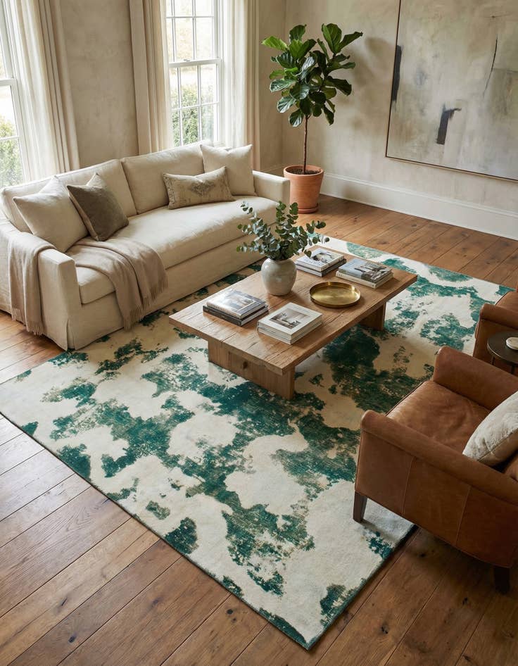 Detail image of 8' 3 x 11' 7  Hand Knotted Ultra Vintage Persian Wool Rug