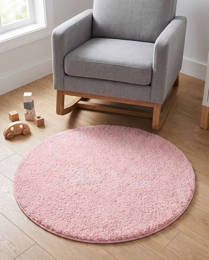 3' 3 x 3' 3 Infinity Shag Round Rug