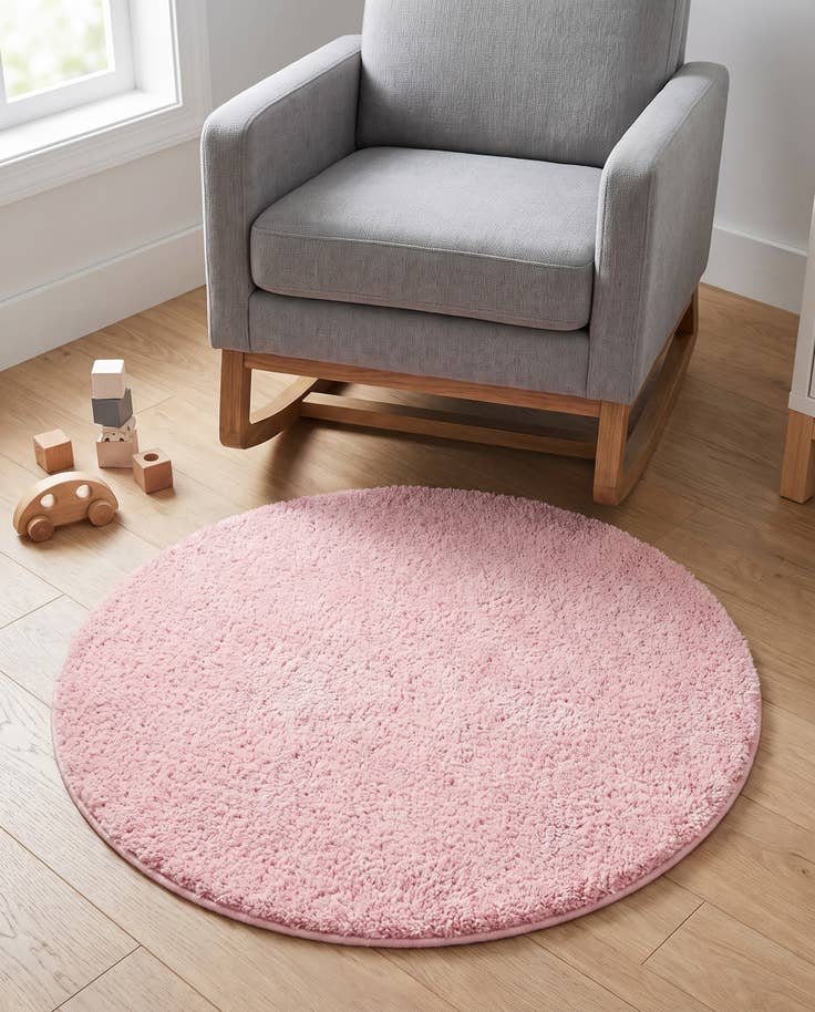 Detail image of 3' 3 x 3' 3 Infinity Shag Round Rug