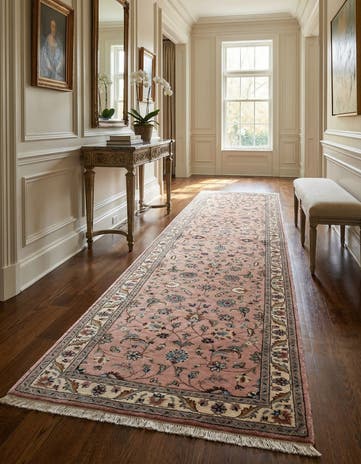 2' 6 x 9' 8 Tabriz Wool Runner Rug