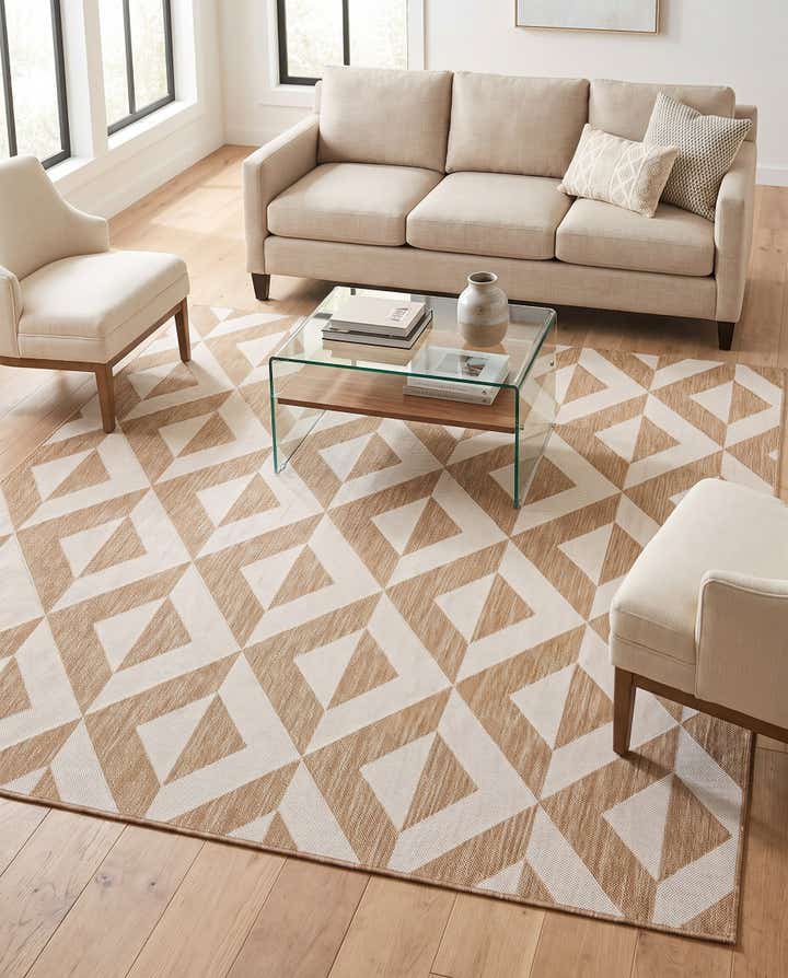 7' 10 x 7' 10 Easy-Clean Jill Zarin Napa Indoor / Outdoor Square Rug