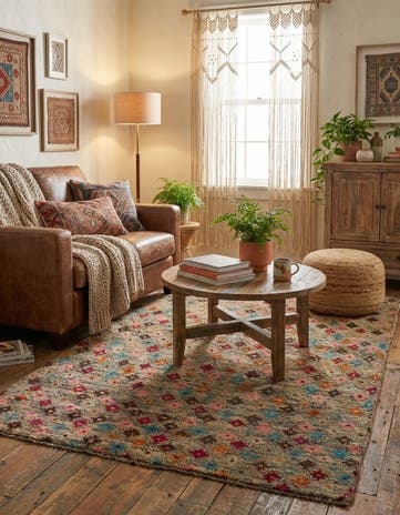 4' x 6' 1 Hand Knotted Balouch Wool Rug